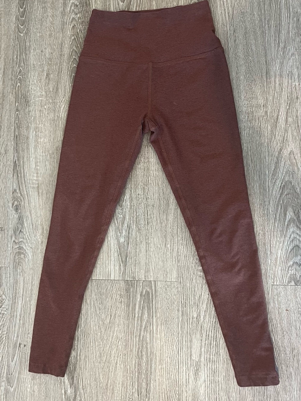 BEYOND YOGA Caught In The Middle High Waisted Leggings Brown Sz XS $99